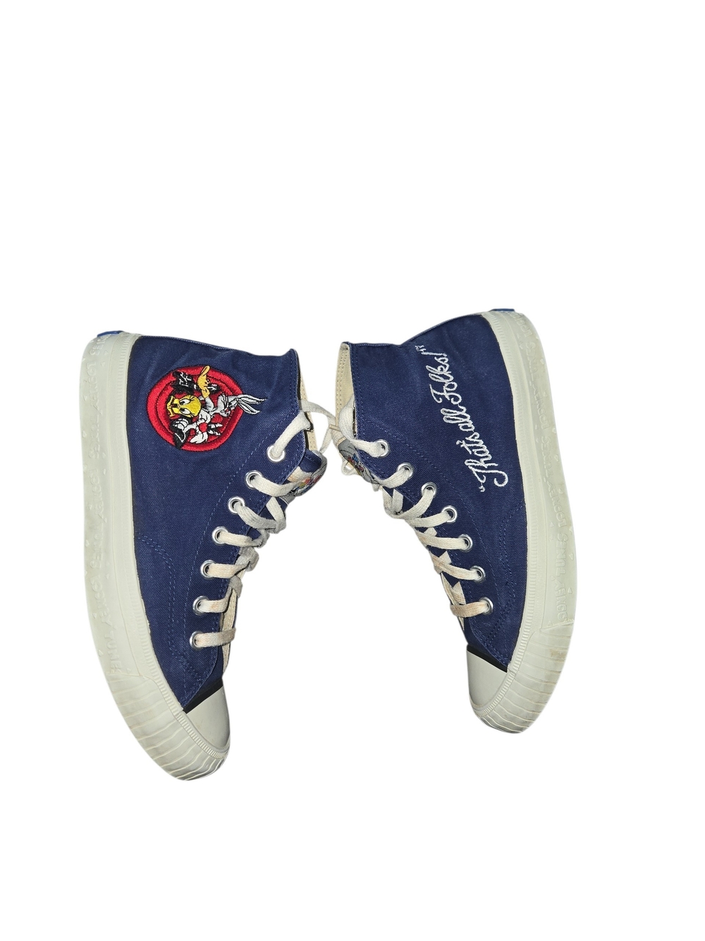 Vintage Looney Tunes High Top Canvas Keds 1993